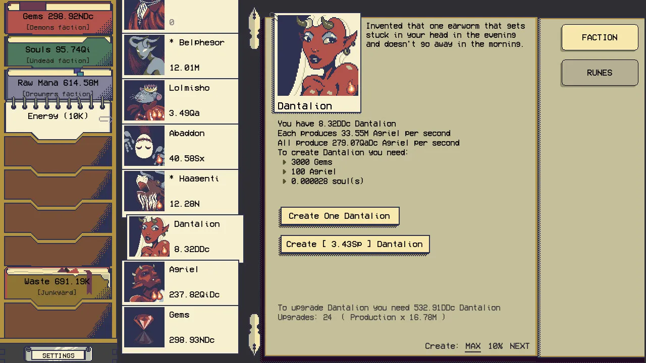 Underworld Idle: скриншот 1