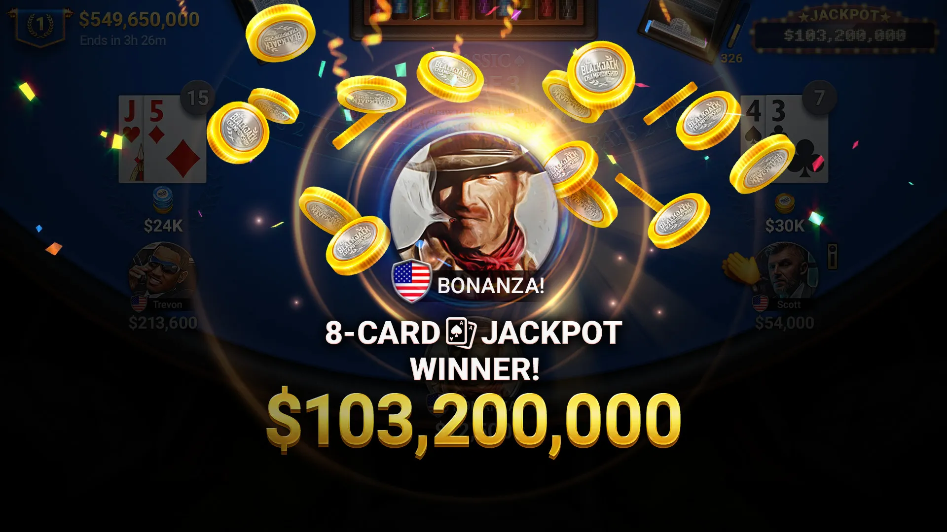 Blackjack Championship: скриншот 5