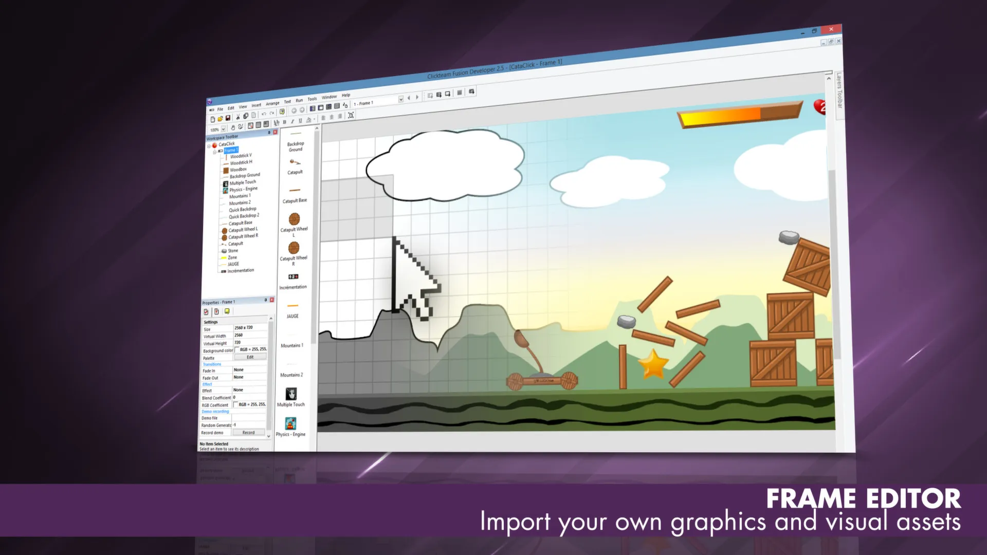 Clickteam Fusion 2.5: скриншот 1