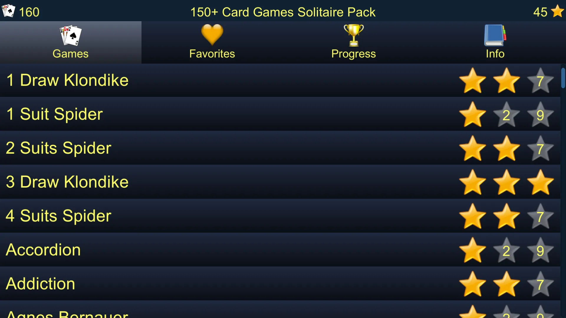 150+ Classic Card Games Pack: скриншот 1