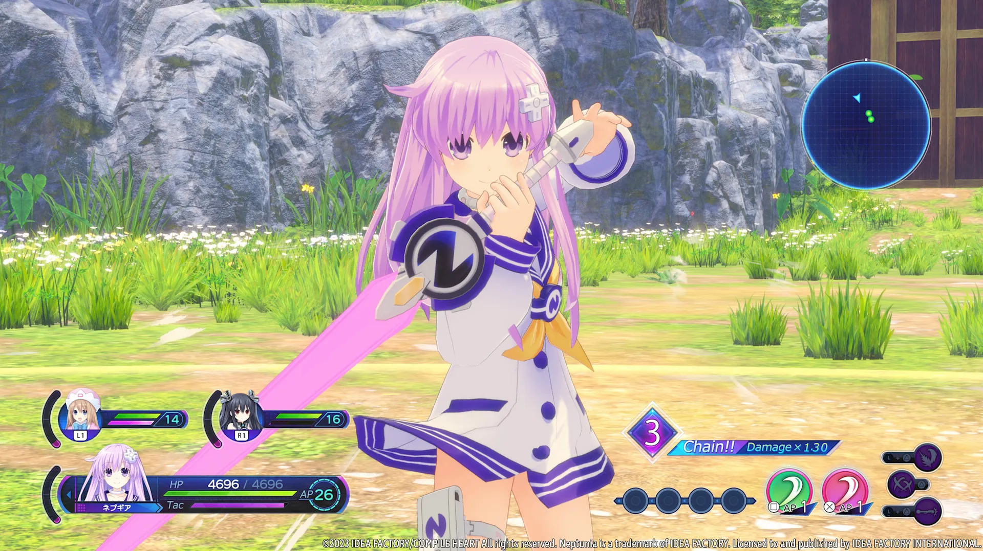 Neptunia: Sisters VS Sisters: скриншот 1