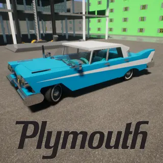 Plymouth Belvedere 4-door model 1958