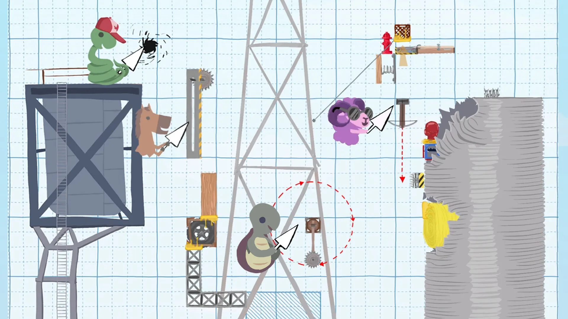 Ultimate Chicken Horse: скриншот 2