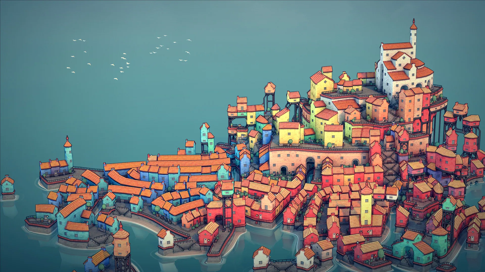 Townscaper: скриншот 3