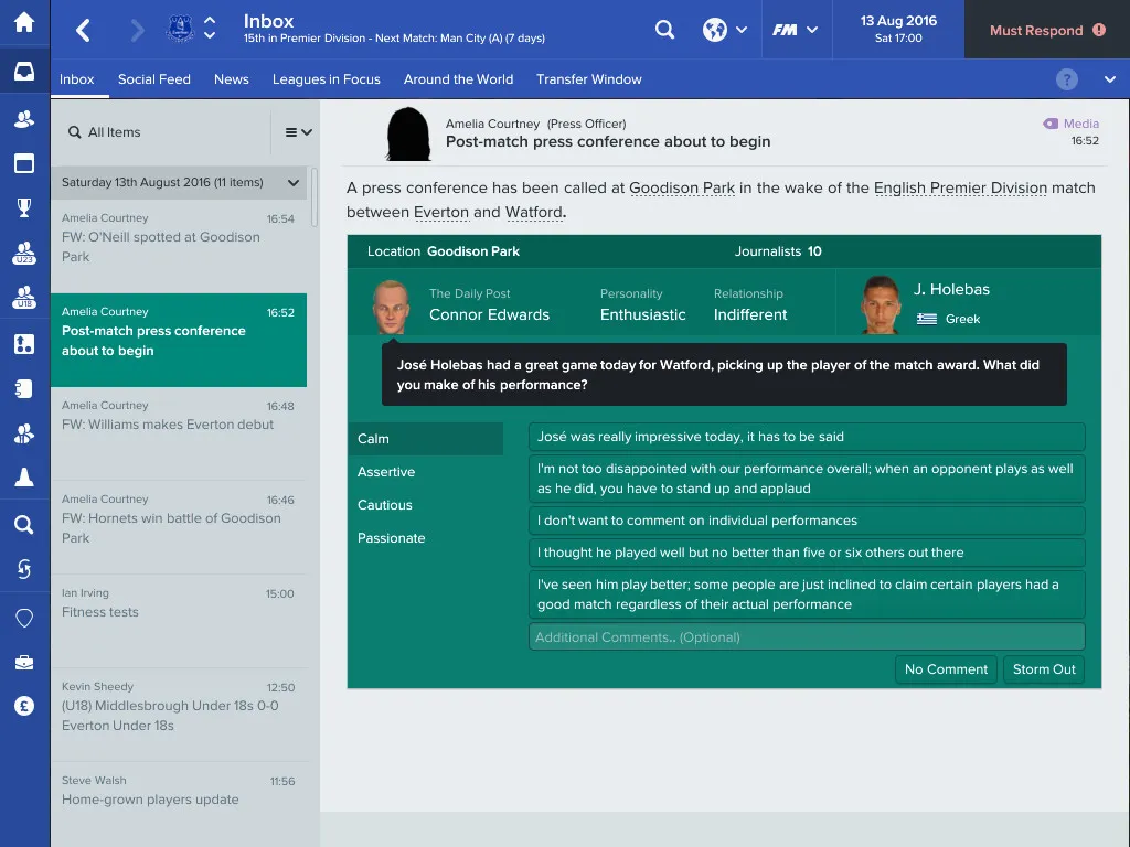 Football Manager 2017: скриншот 4