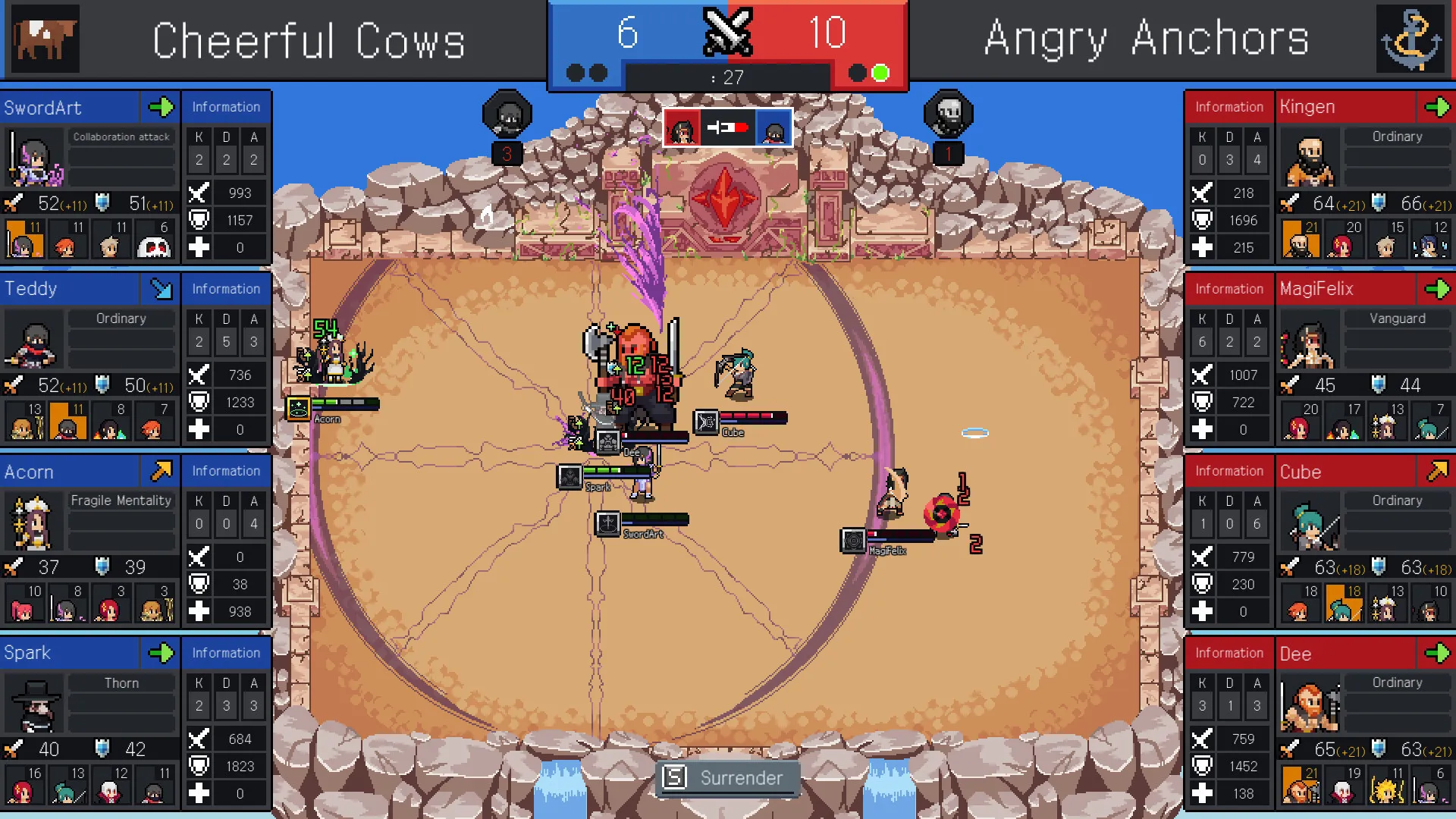 Teamfight Manager: скриншот 3