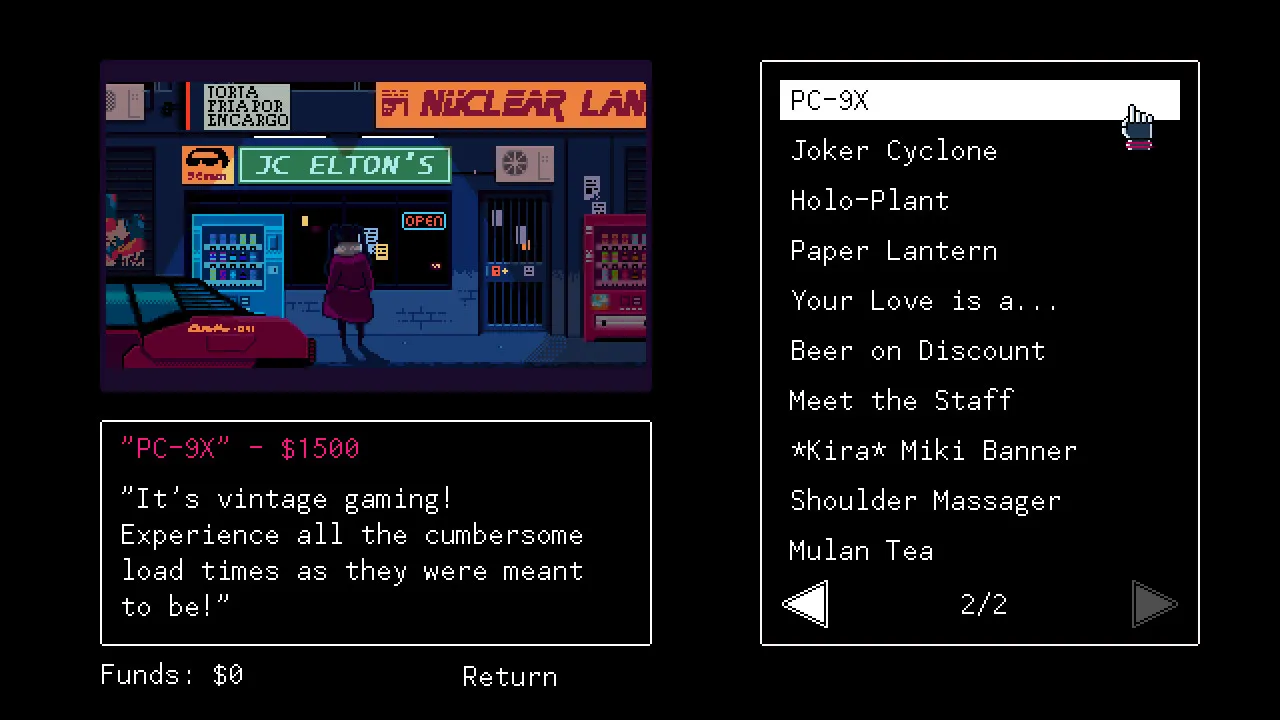 VA-11 Hall-A: Cyberpunk Bartender Action: скриншот 8