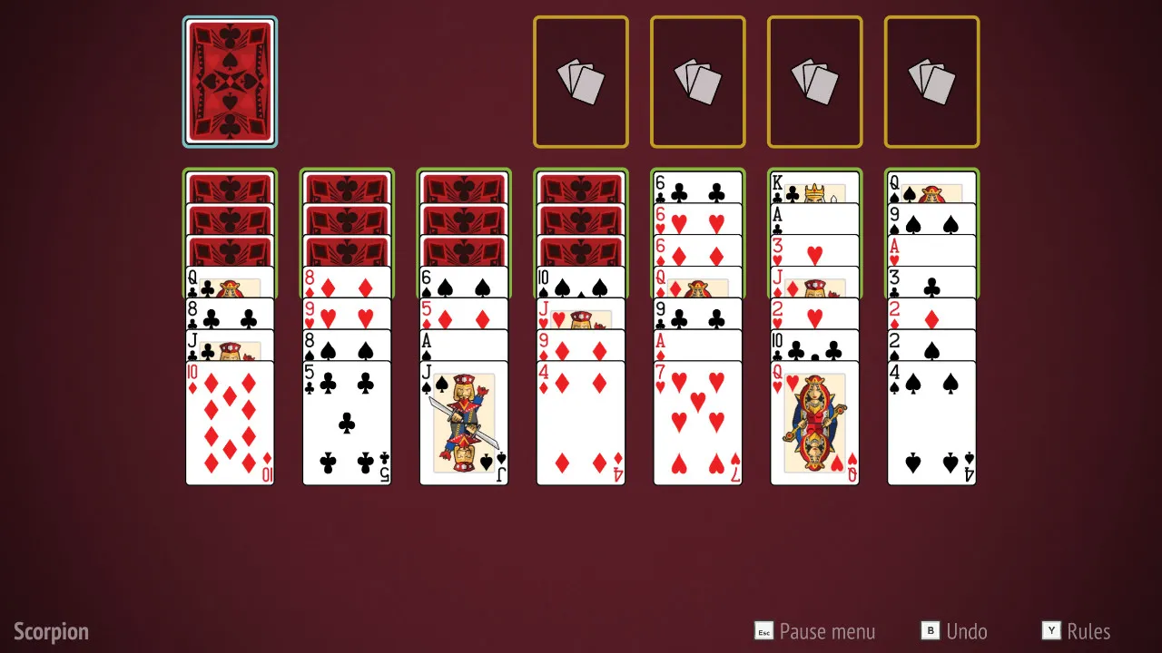 Spider Solitaire Collection: скриншот 6