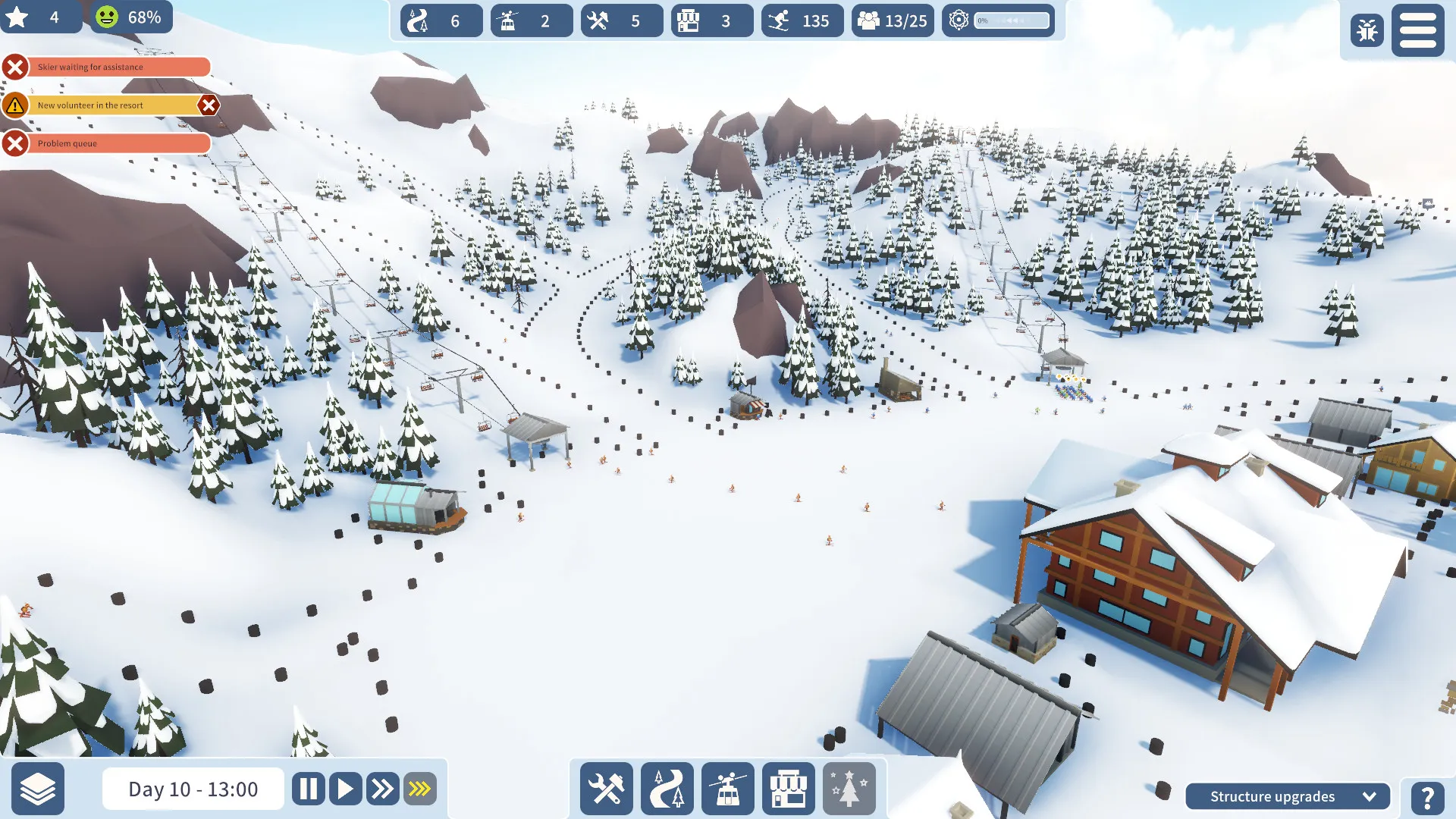 Snowtopia: Ski Resort Builder: скриншот 2