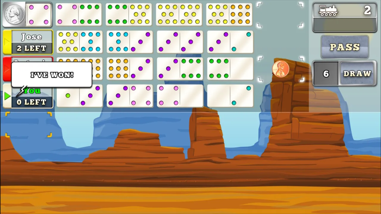 Mexican Train Dominoes Gold: скриншот 1