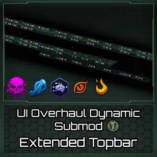 UI Overhaul Dynamic - Extended Topbar for DLCs