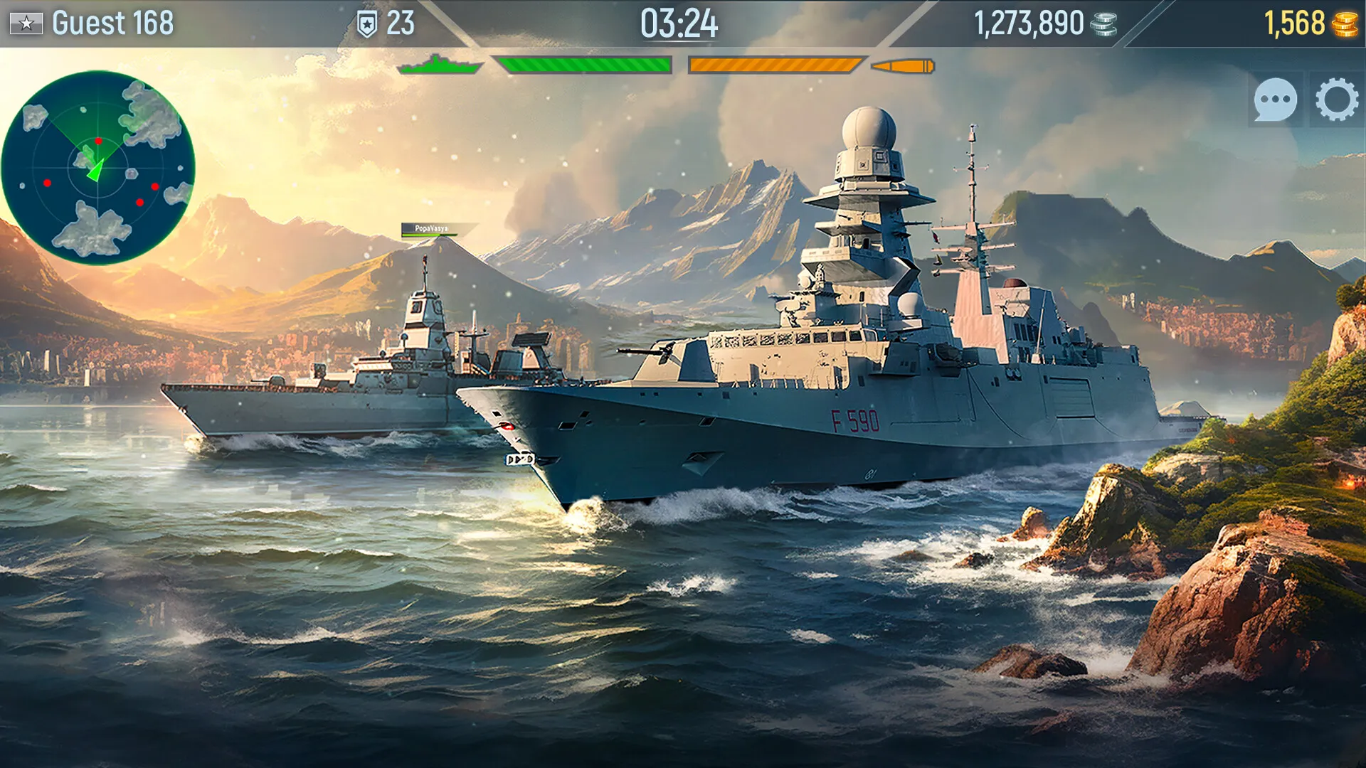 Naval Armada: Морской бой, Боевые корабли: скриншот 5