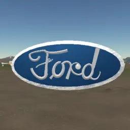 Realistic Ford Logo