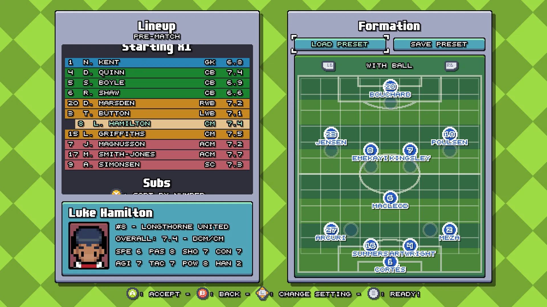 Bang Average Football – Play, Manage, Create: скриншот 2
