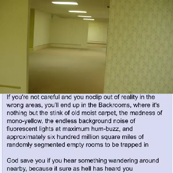 Original Backrooms Post