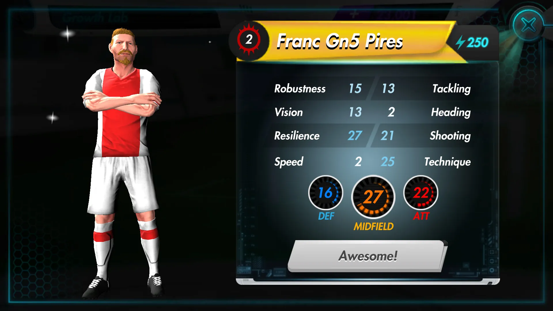 Futuball - Future Football Manager Game: скриншот 3