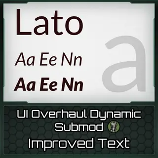 UI Overhaul Dynamic - Improved Text