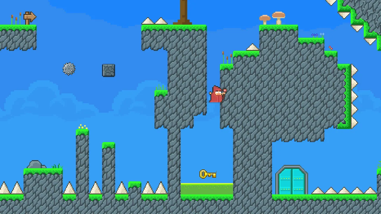 BROTHER!!! Save him! - Hardcore Platformer: скриншот 3