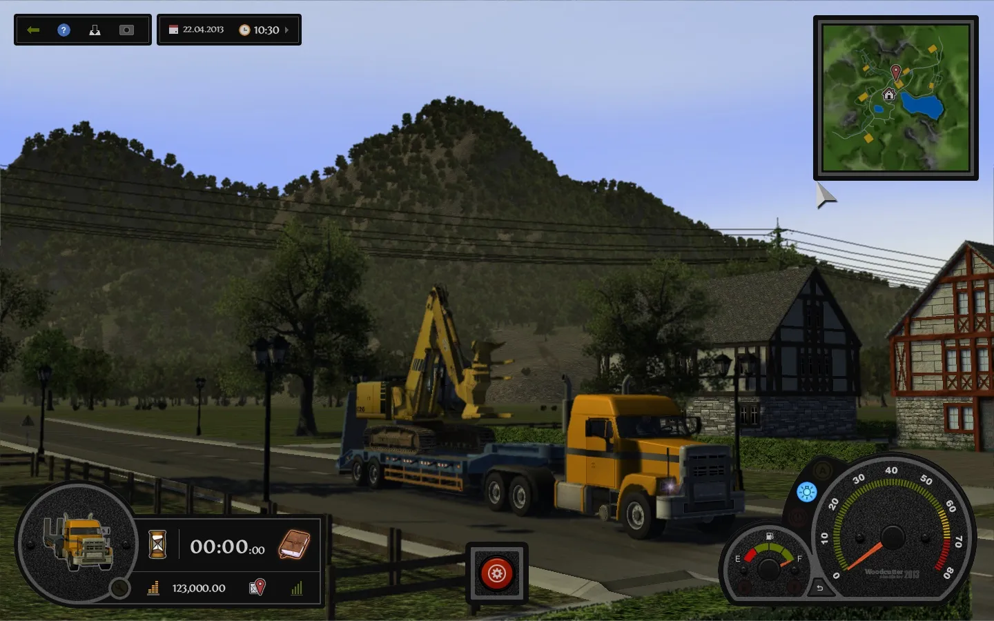 Woodcutter Simulator 2013: скриншот 1