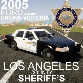 2011 Los Angeles County Sheriff Ford Crown Victoria (with CUSTOM! Federal Signal Arjent)