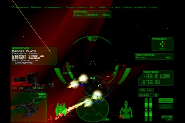 Descent: FreeSpace – The Great War: скриншот 5