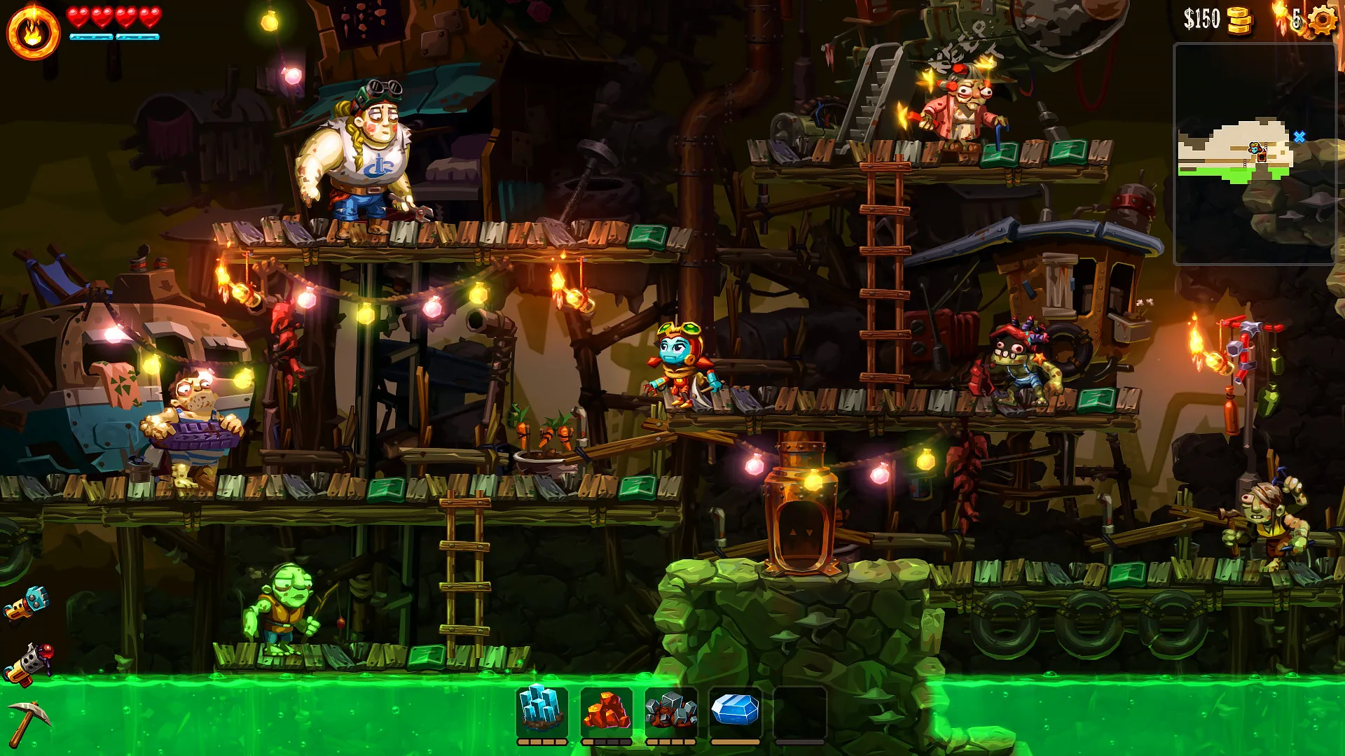 SteamWorld Dig 2: скриншот 4