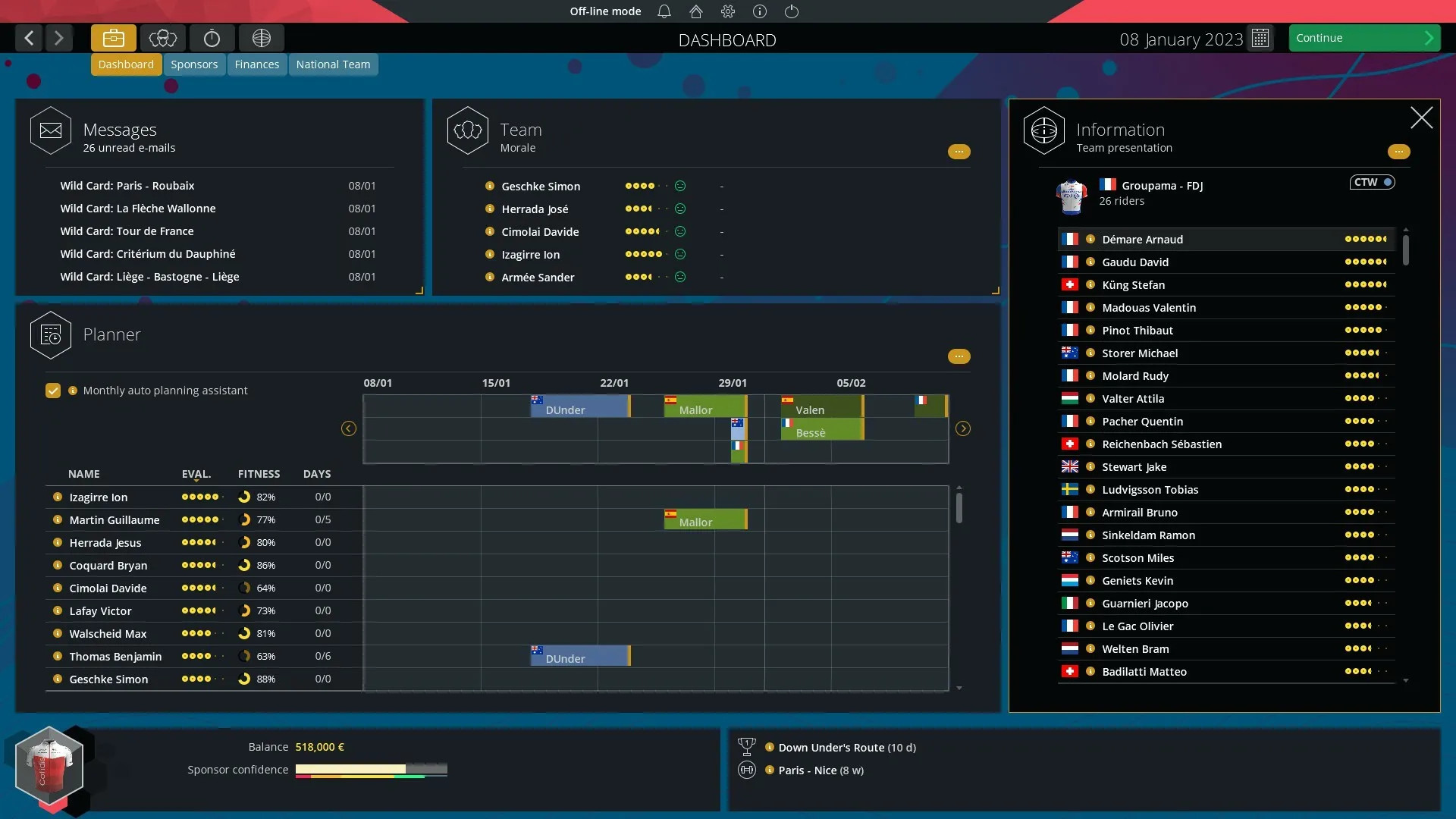 Pro Cycling Manager 2023: скриншот 4