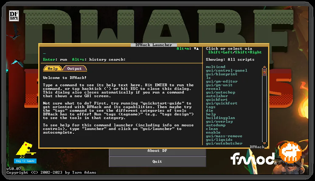 DFHack - Dwarf Fortress Modding Engine: скриншот 1