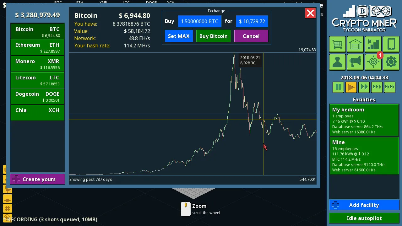 Crypto Miner Tycoon Simulator: скриншот 3