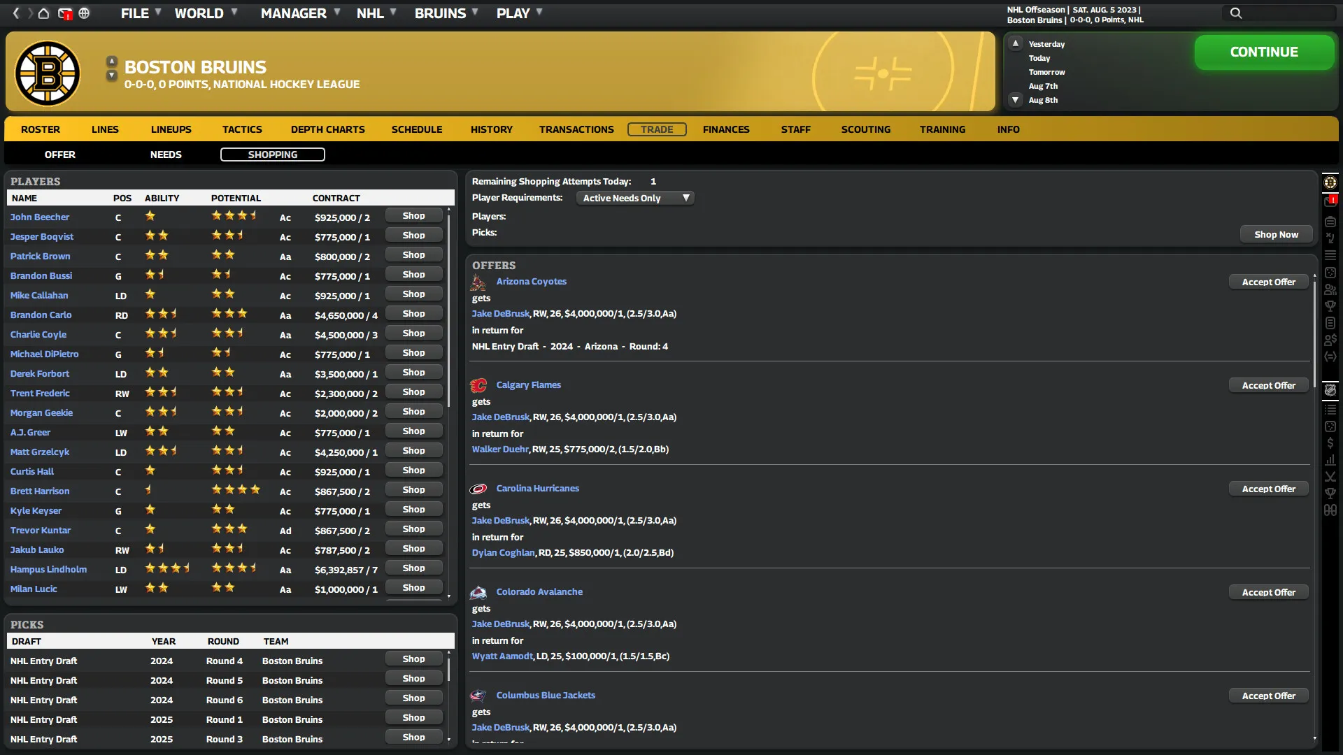 Franchise Hockey Manager 10: скриншот 2
