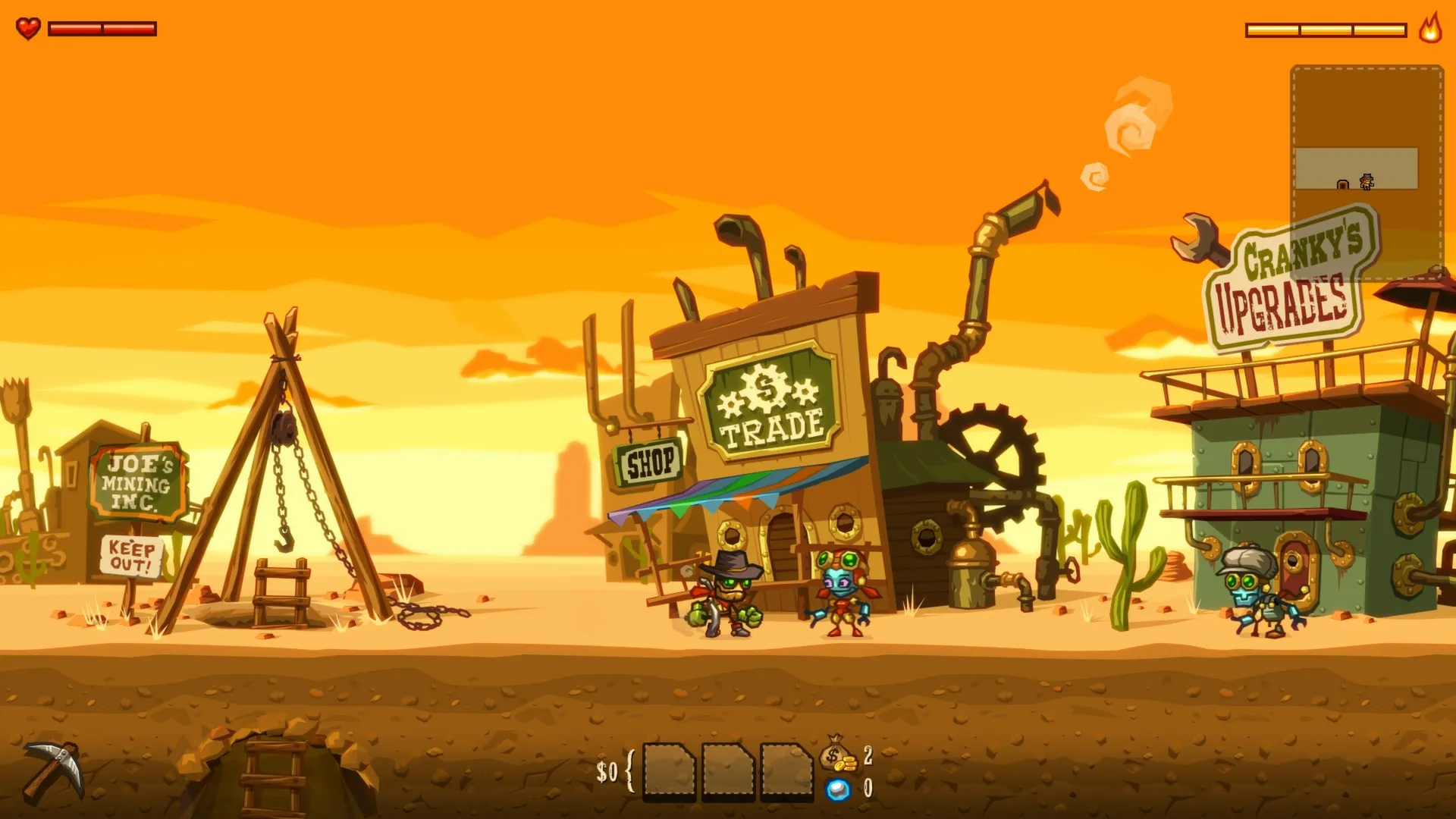 SteamWorld Dig: скриншот 1