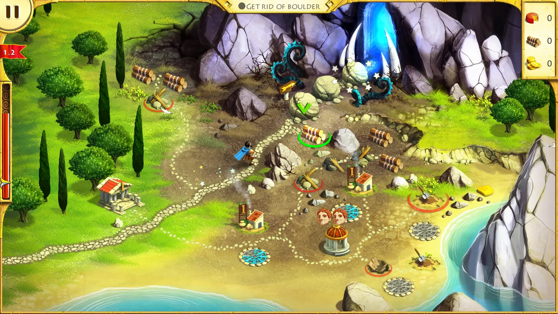 12 Labours of Hercules II: The Cretan Bull: скриншот 2