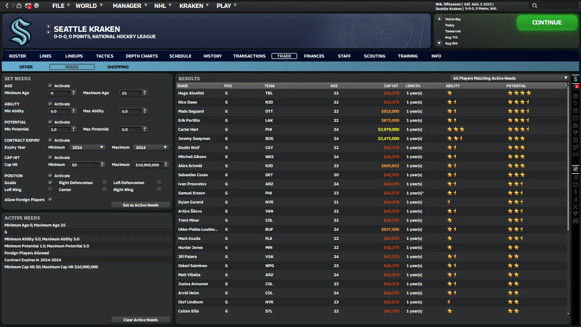Franchise Hockey Manager 10: скриншот 3