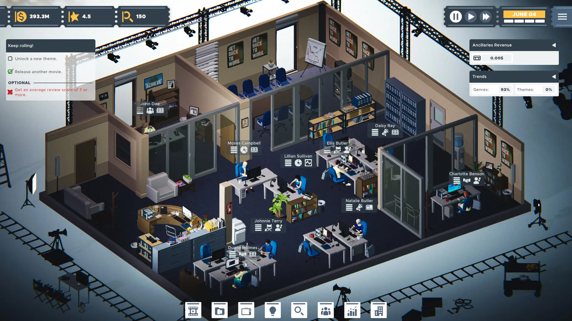 The Executive - Movie Industry Tycoon: скриншот 1