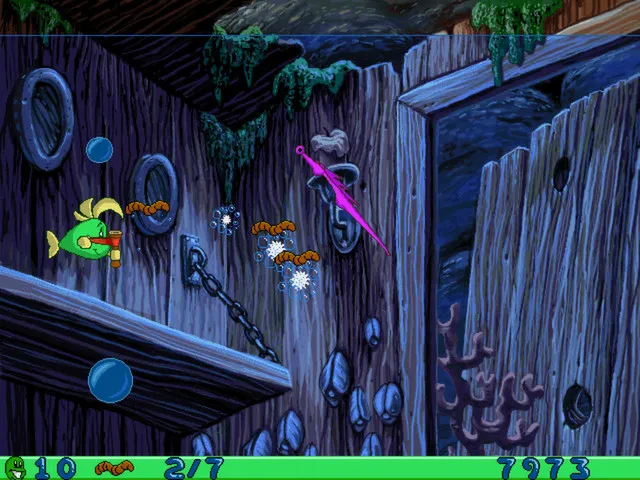 Freddi Fish and Luther's Water Worries: скриншот 5