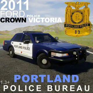 2011 Portland Police Bureau Crown Victoria - (Accurate Custom Lighting)