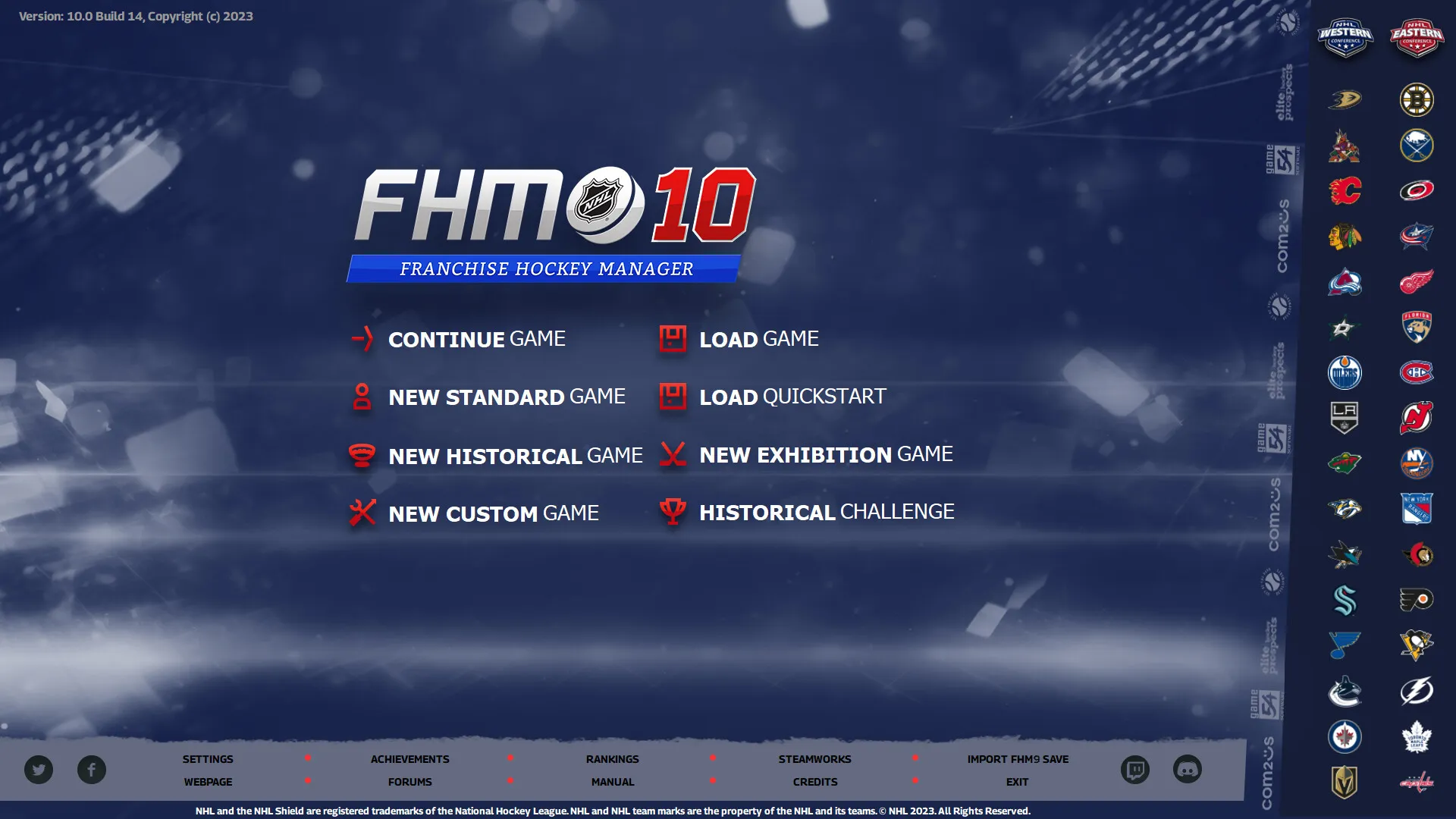 Franchise Hockey Manager 10: скриншот 1