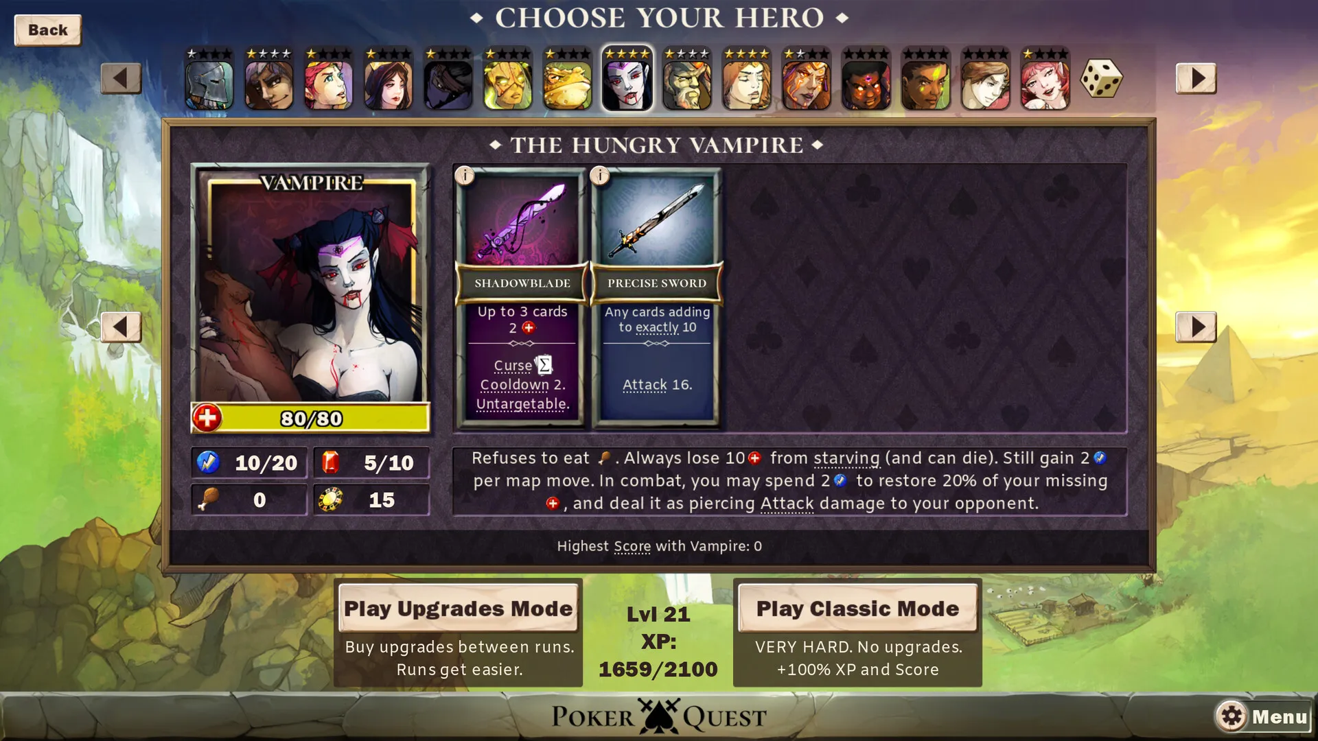 Poker Quest: Swords and Spades: скриншот 2