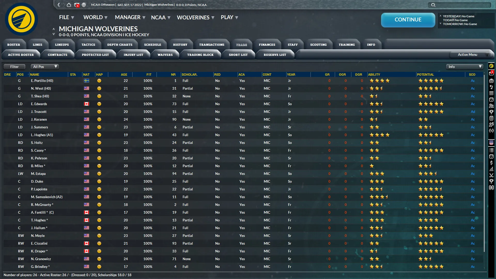 Franchise Hockey Manager 9: скриншот 2