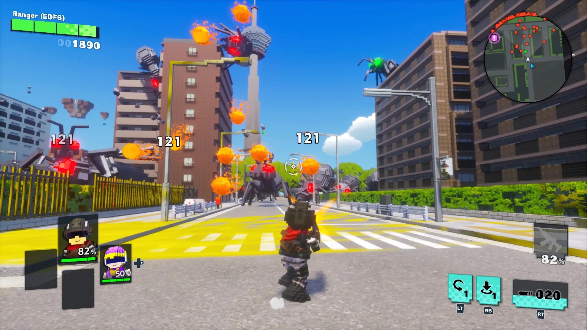 EARTH DEFENSE FORCE: WORLD BROTHERS 2: скриншот 1