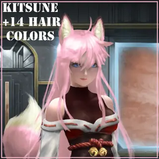 (Optional) 14 Plus Hair Colors for Animated Kitsune Species