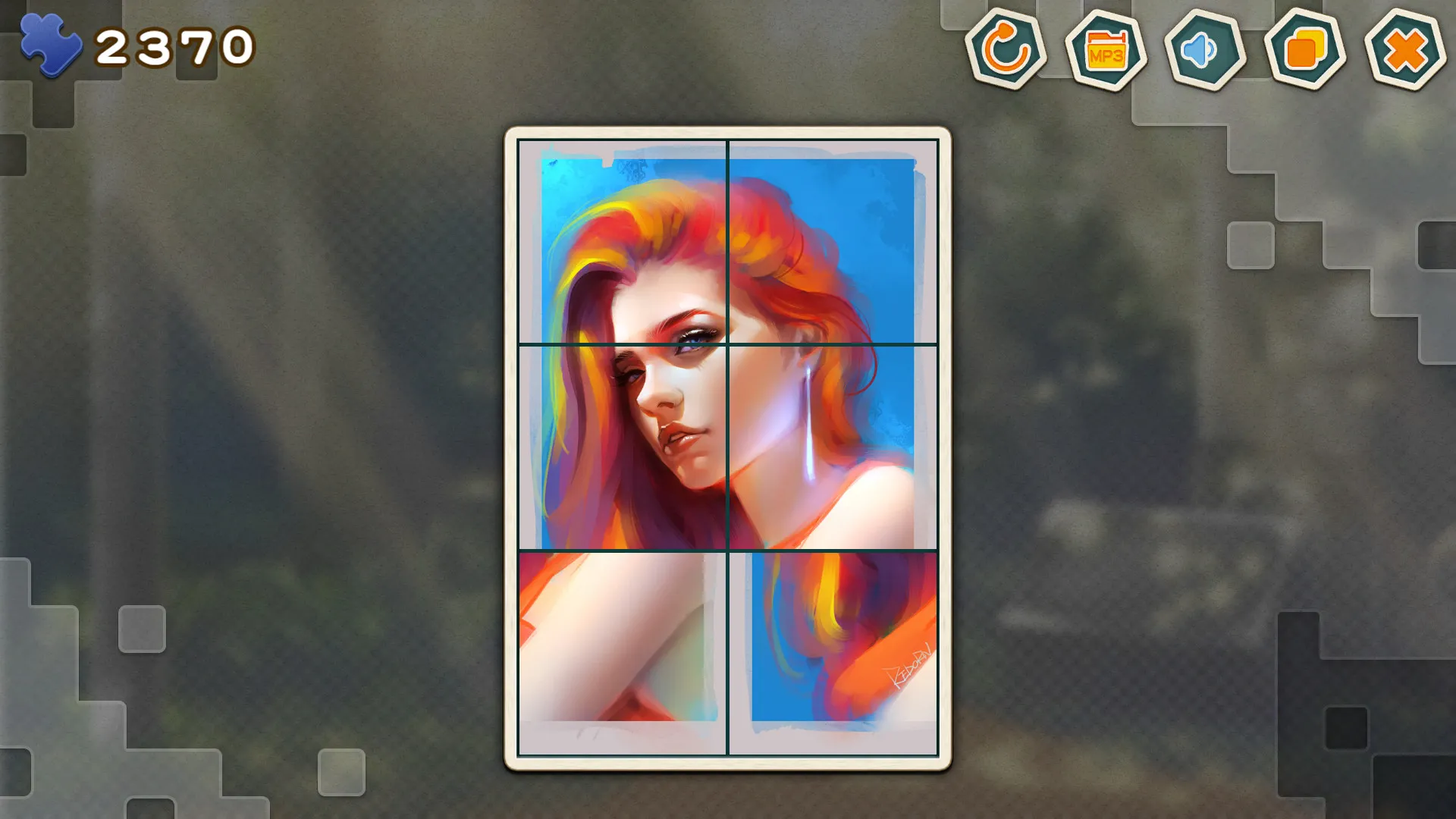 Pleasure Puzzle:Portrait 趣拼拼：肖像画: скриншот 1