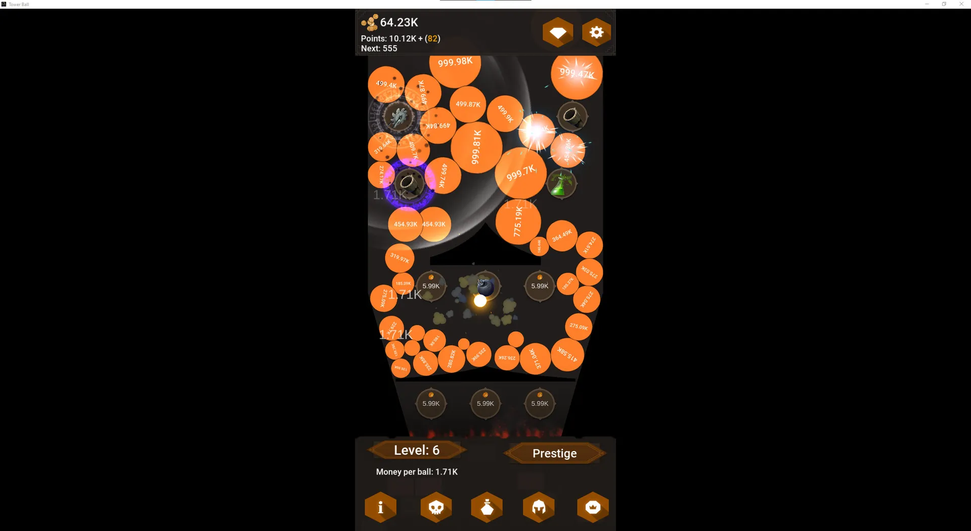 Tower Ball - Incremental Tower Defense: скриншот 5