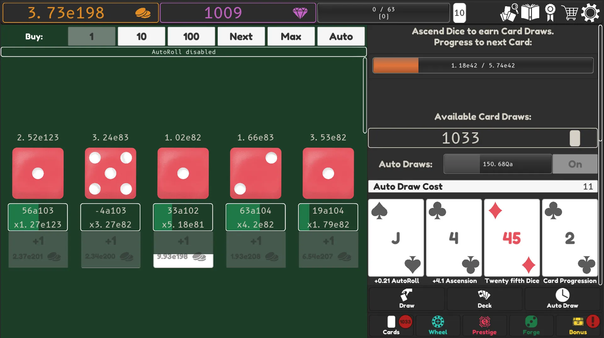 Idle Dice 2: скриншот 1