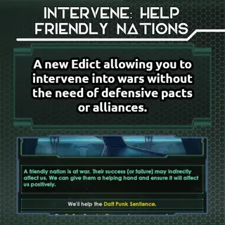 Intervene: Help Friendly Nations