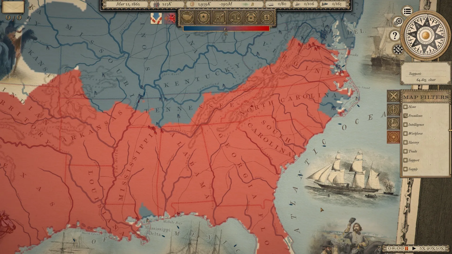 Grand Tactician: The Civil War (1861-1865): скриншот 3