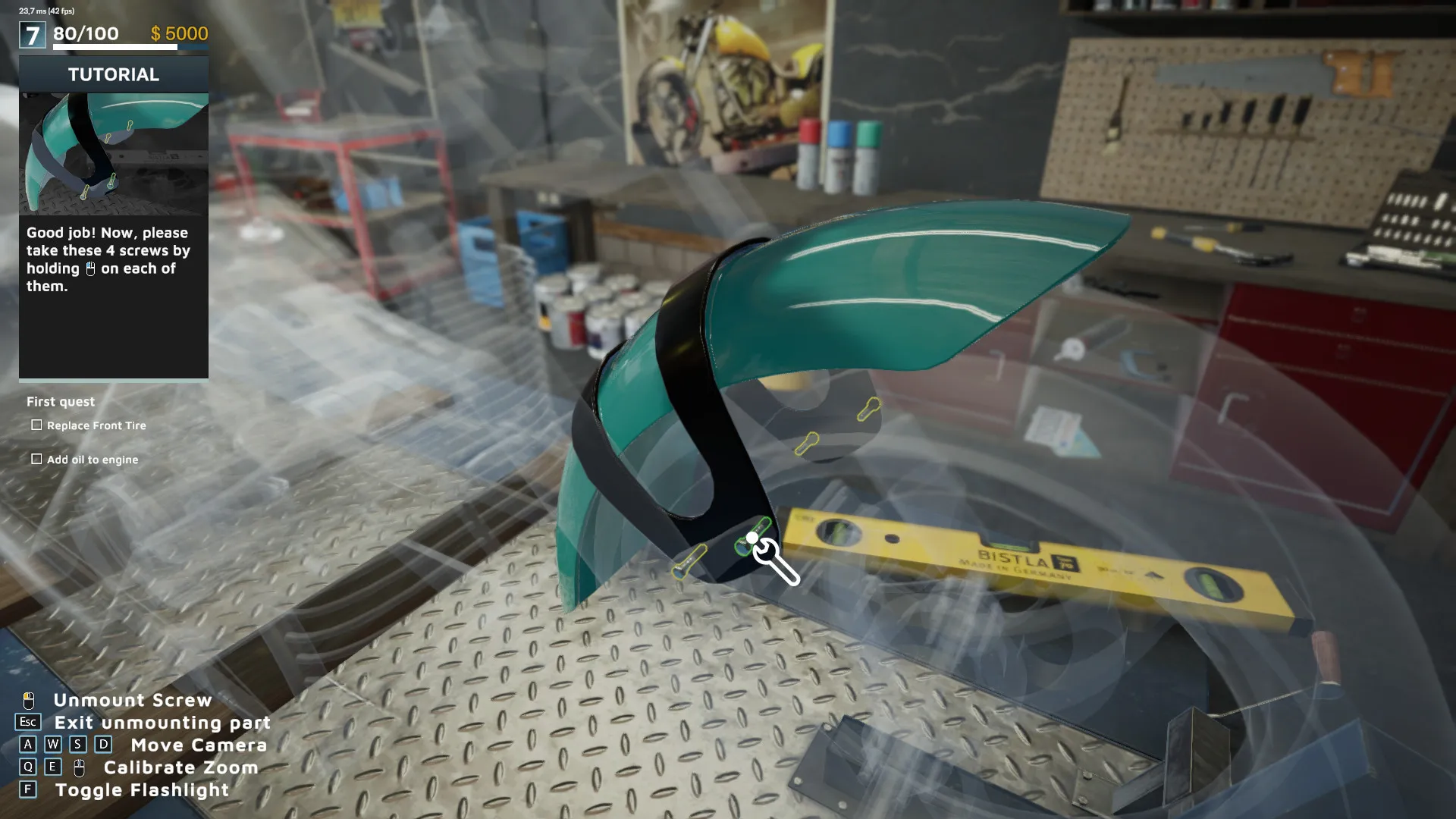 Motorcycle Mechanic Simulator 2021: Prologue: скриншот 6