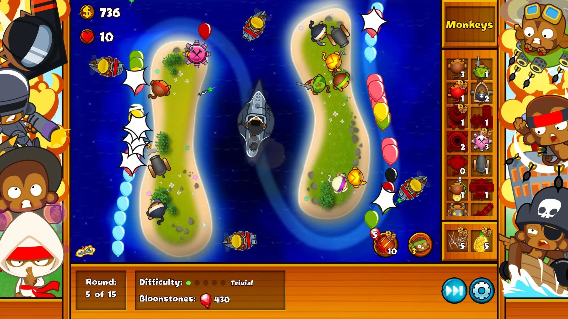 Bloons Monkey City: скриншот 3