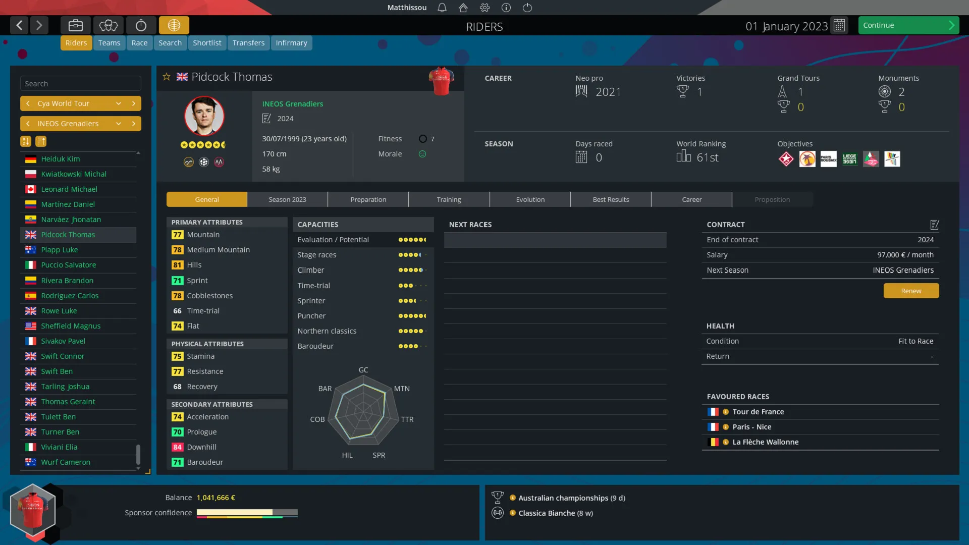 Pro Cycling Manager 2023: скриншот 8