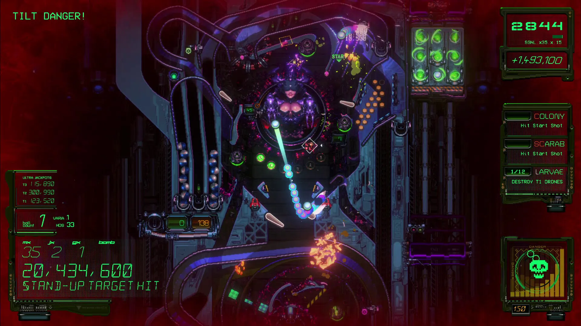 XENOTILT: HOSTILE PINBALL ACTION: скриншот 3